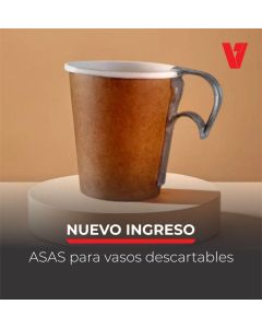 CUBIERTO ASA P-VASO POLIPAPEL  X 100 U.