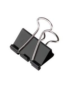 ART. OFICINA BINDER CLIPS 32  MM. x 1u.