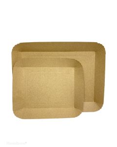 BAND. CARTULINA N°4 MARRON 230x185x22 INTERPACK x 100 U.